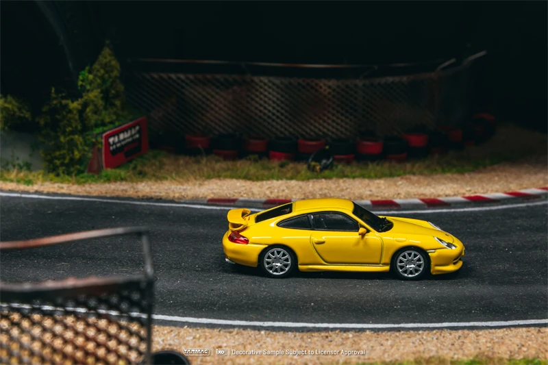 

(Предзаказ) Tarmac Works 1:64 GT3 (тип 996) Желтый литой под давлением модель коллекционной машины