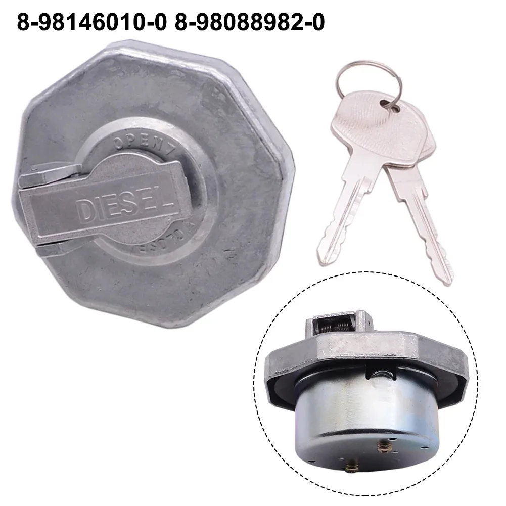 Tapa de depósito de combustible para coche, sistema de suministro con llave 8-98146010, 0, 8-98088982, 0, 8981460100, 8980889820, para ISUZU ELF, NPR, NQR, 4hk1
