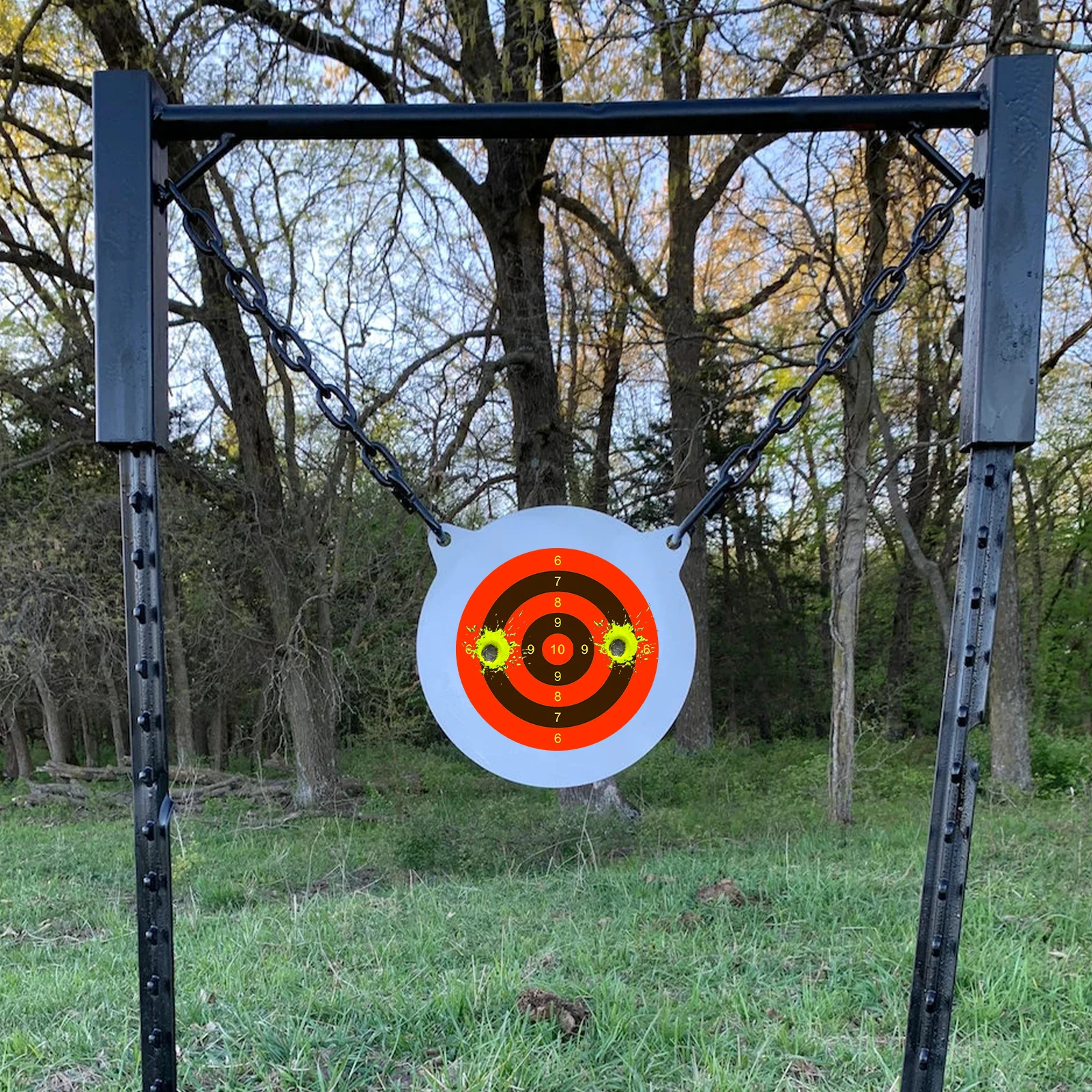 100 шт. 4-дюймовые маркировочные наклейки для стрельбы по мишеням, наклейки для тренировок по стрельбе по мишеням, флуоресцентные цветные этикетки (можно использовать для практики реальной практики пистолета и пневматического оружия)