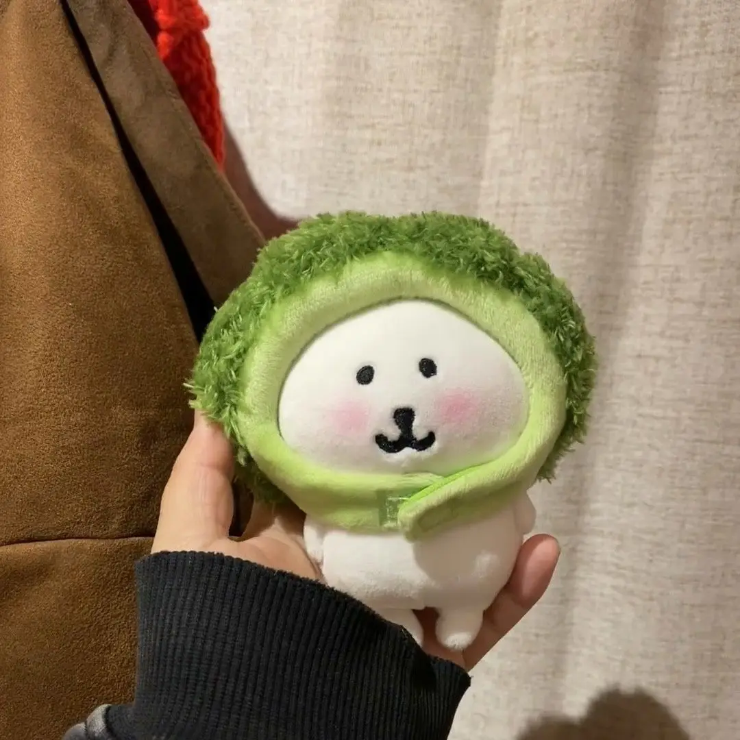 

10cm Super cute self-mocking bear broccoli flower headwear Diy plush cute kid dress toy gift