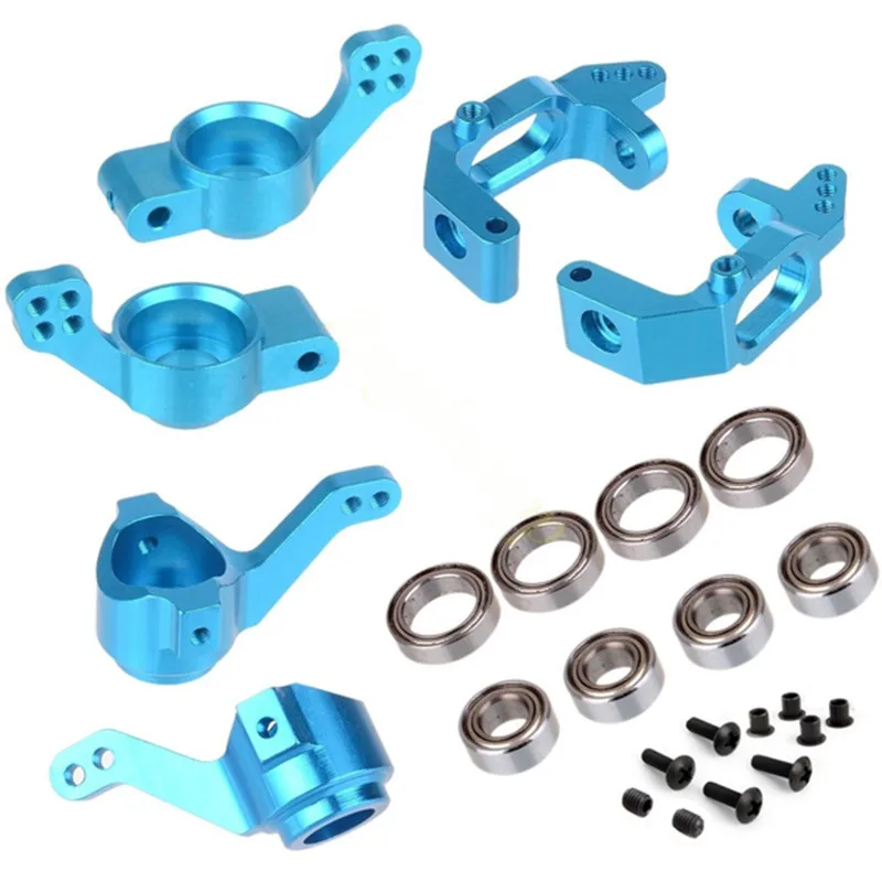 Piezas de mejora HSP para coche RC 4WD, accesorios para buje de dirección de aluminio, 02138, 02139, 02013, 02014, 02015, 102010, 102011