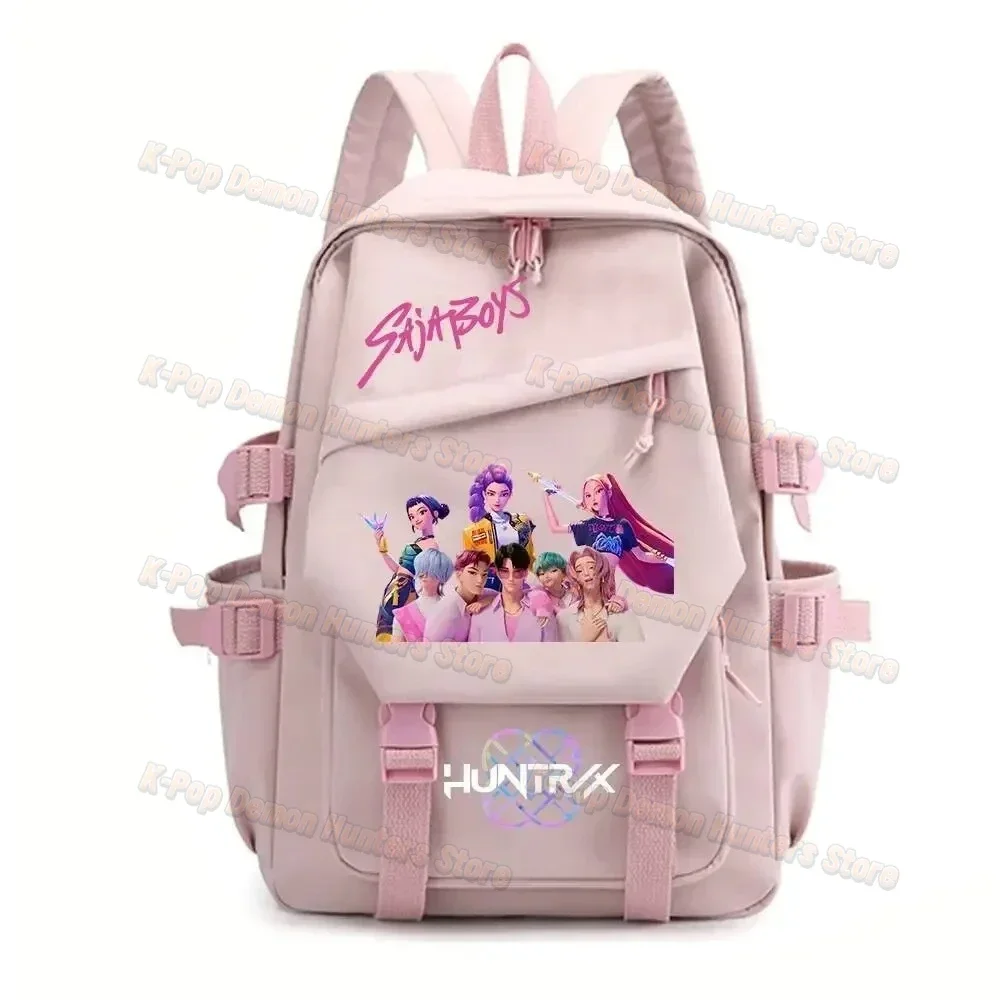 جديد KPop شيطان الصيادين Huntrix حقيبة الظهر النساء الرجال موضة السفر ساجا بنين رومي زوي ميرا حقائب الظهر الرياضة في الهواء الطلق حقيبة مدرسية