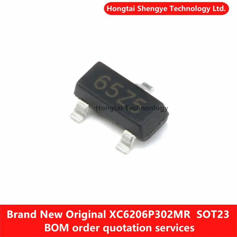 New Original XC6206P302MR SOT23 3V 140MA Positive Voltage Regulator Silk Screen 65Z5