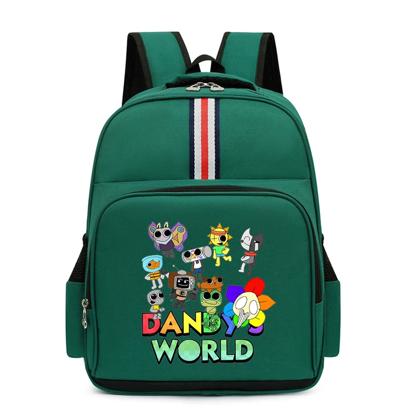 Cartoon Dandy's World Backpack for Girls Students School Bags Kids Orthopedic Bookbag Sunflower Dandy Cute Backpaks Boys Bookbag