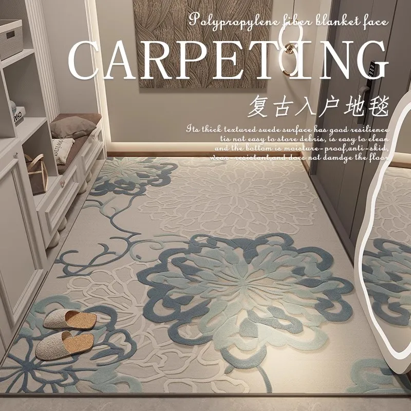 

Door mats, cut carpets, Nordic retro home porch, living room floor