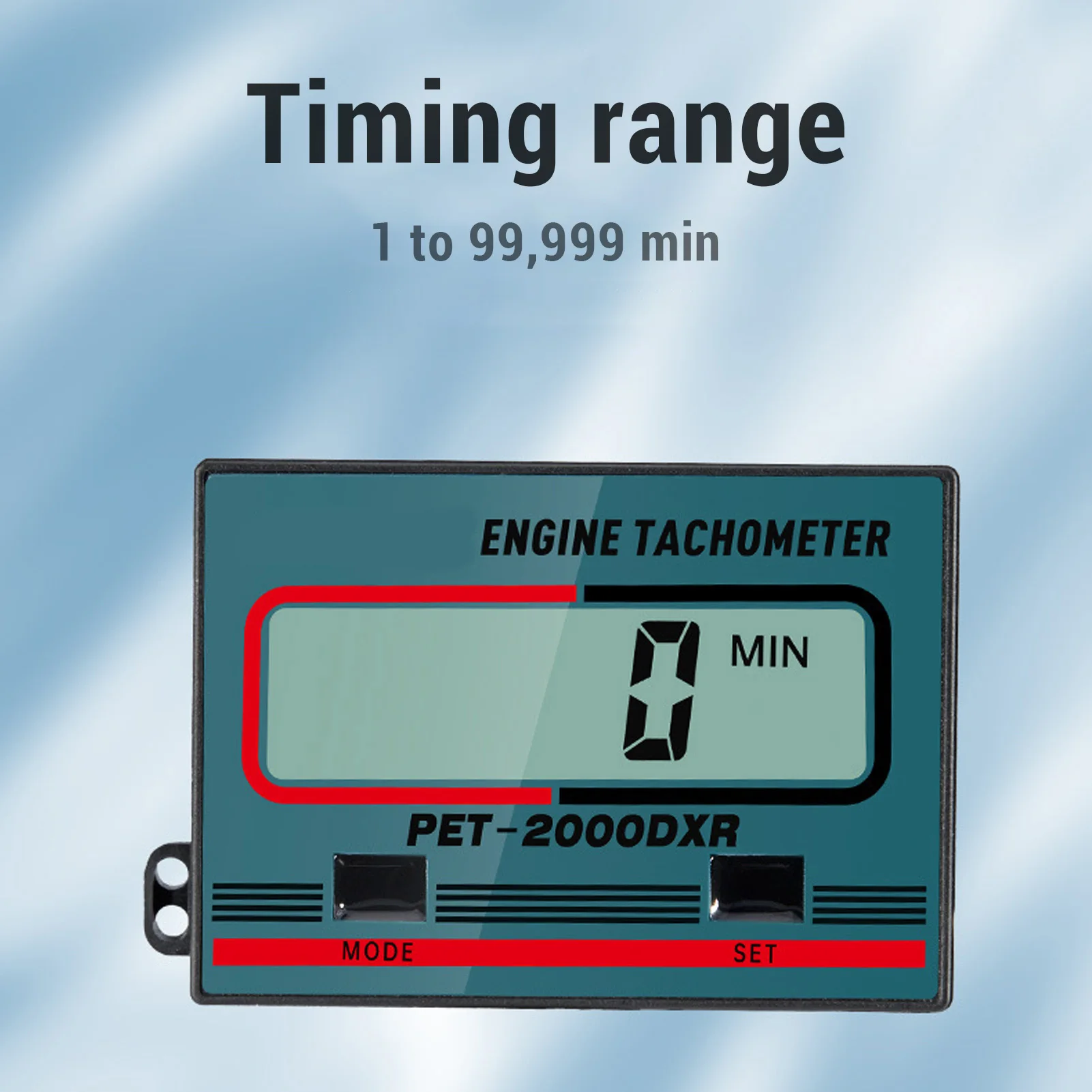 

Handheld Digital Induction Chainsaw Tachometer LCD Display IP65 Waterproofing Tach Gauge for 2 Stroke 4 Stroke Engine
