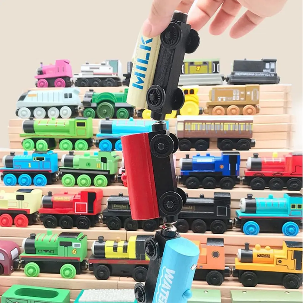 Thomas And Friends Wooden Railway Toy Lady Percy Mike Rosie Edward Donald Gorden Emily Train Truck Carriages Birthday Christmas