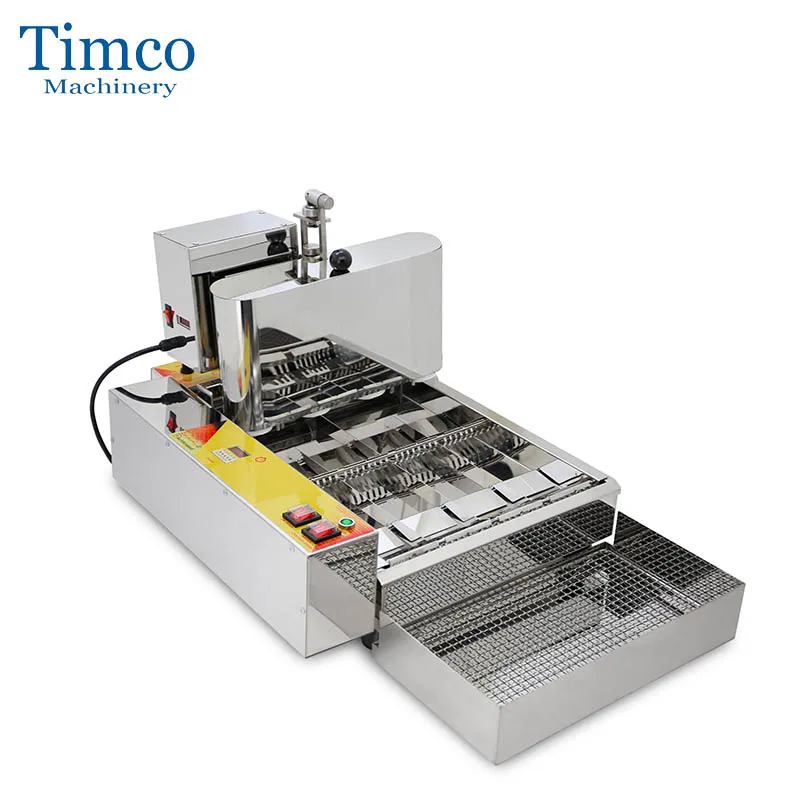 TIMCO Автоматическая 4-рядная машина для изготовления пончиков Коммерческая автоматическая электрическая мини-машина для изготовления пончиков из нержавеющей стали