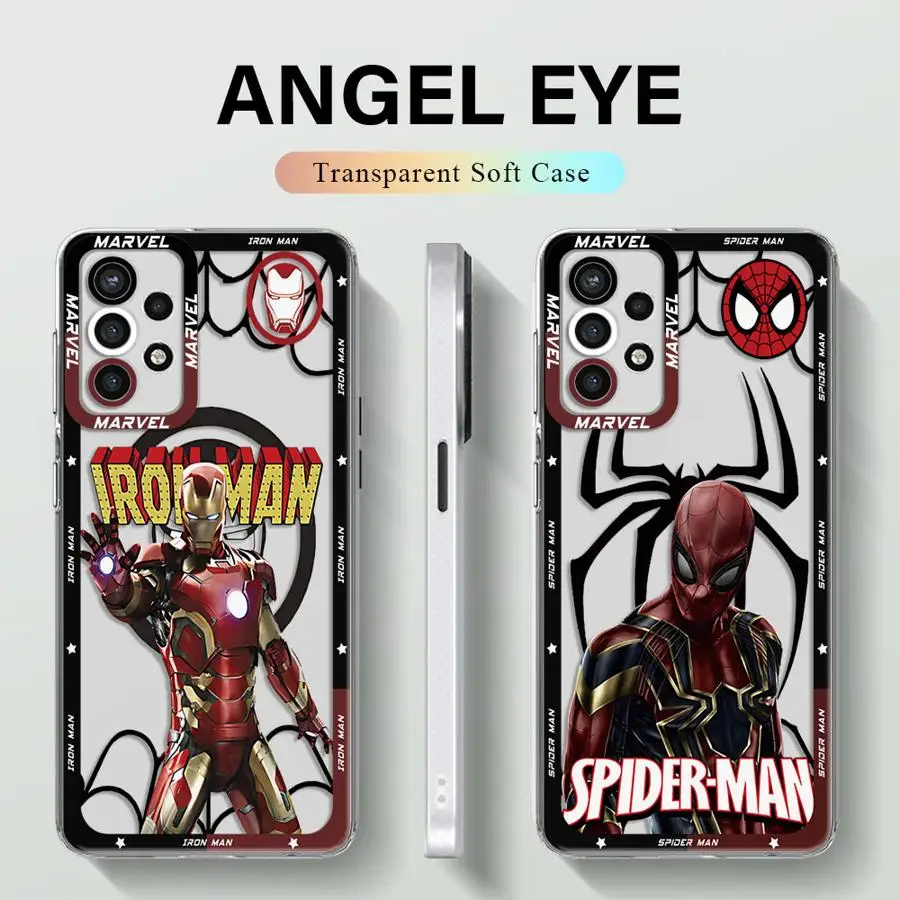 Marvel Super Herophone Case for Galaxy A31 A50 A50s A51 4G A71 4G A21s A12 A52s 5G A22 A32 A52 A72 4G 5G