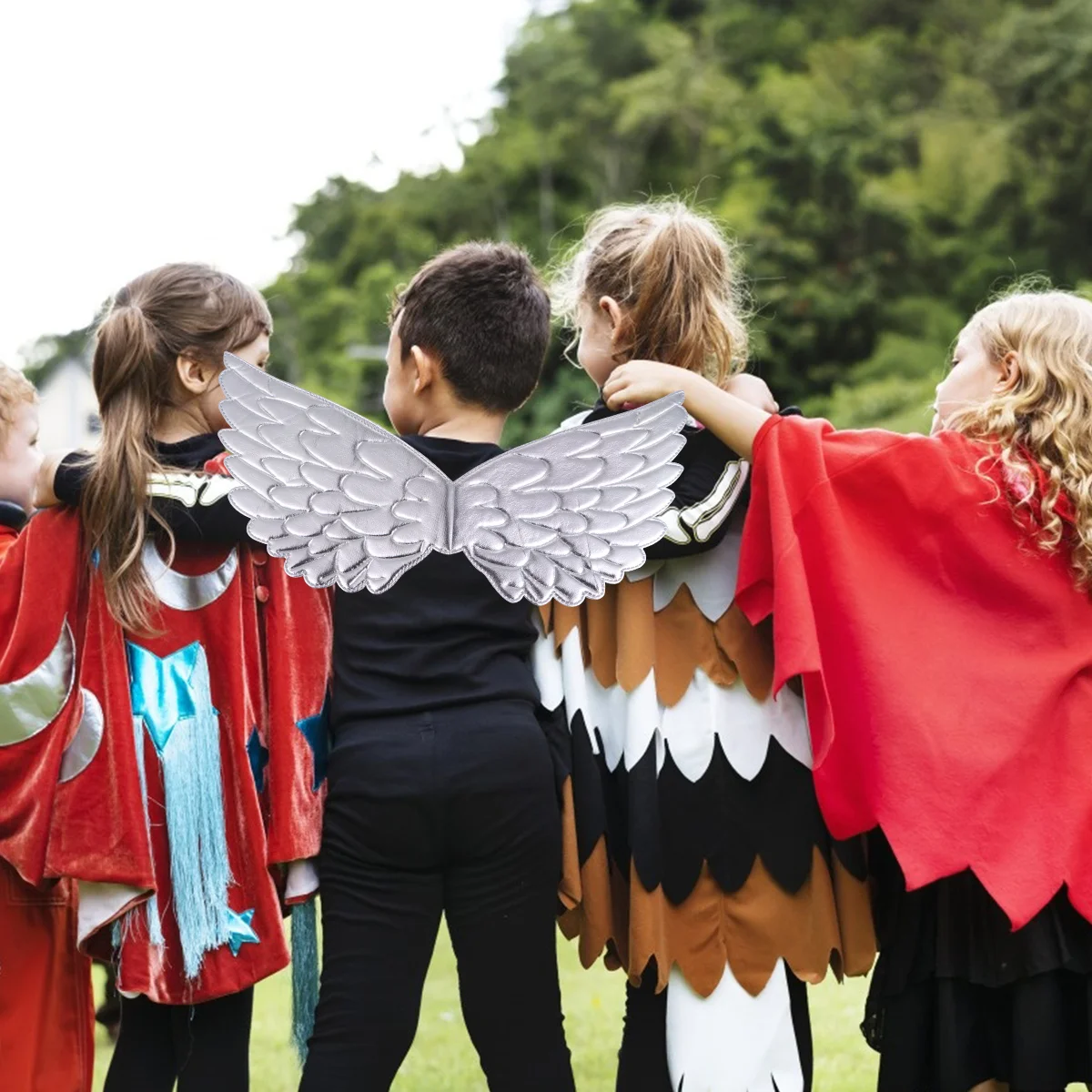 

2 pcs Children Performance Wings Creative Design Elastic For Halloween Christmas Party Stage Show Cosplay Props