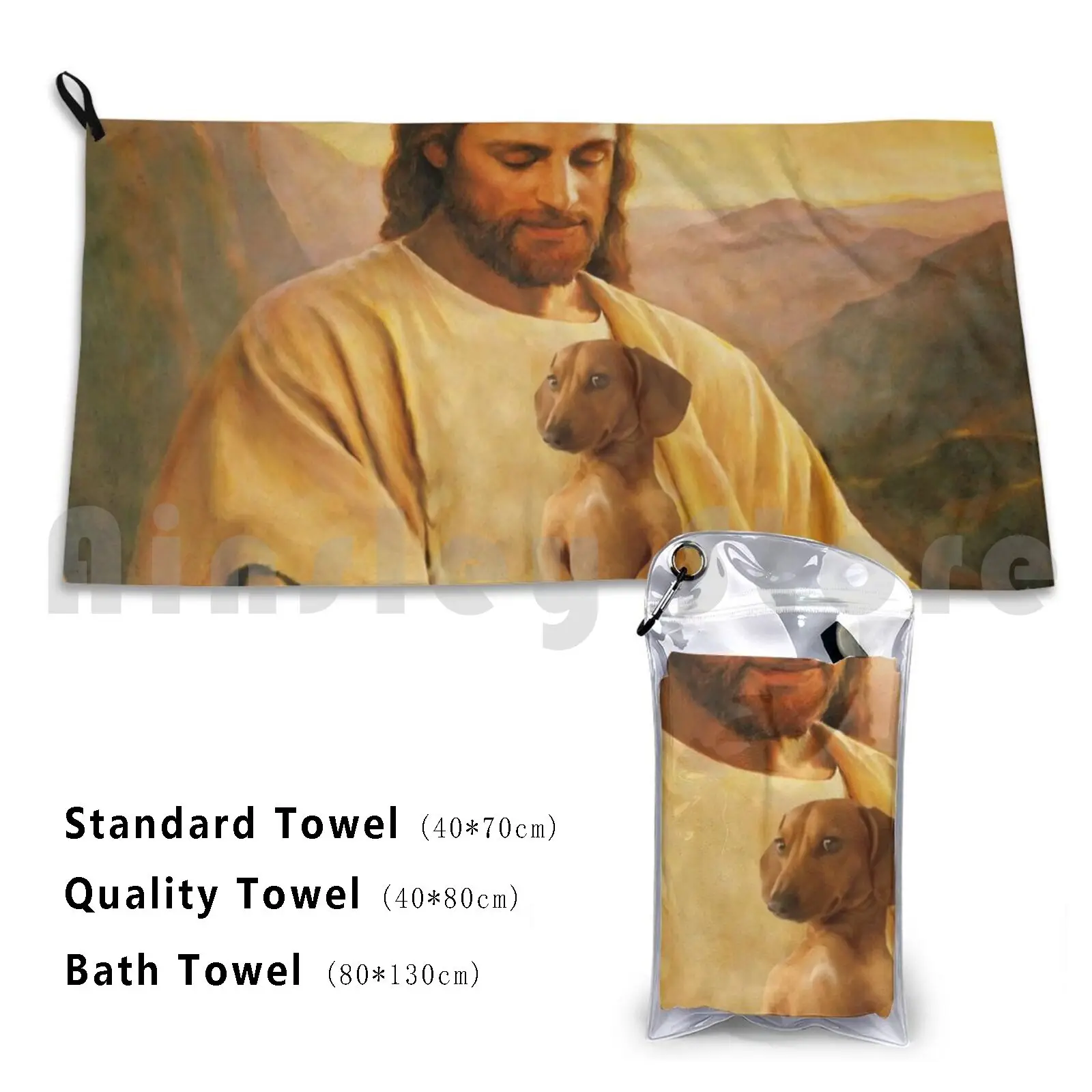 Towel Jesus And The Funny Dachshund Dog Gift Hat Dog Lover Animal Lover Dog Humor Dog Quote I Love