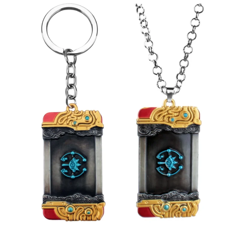 New GameTears of The Kingdom Keychain Breath of The Wild Enamel Keyring Pendant Key Chains llaveros Souvenir Gifts