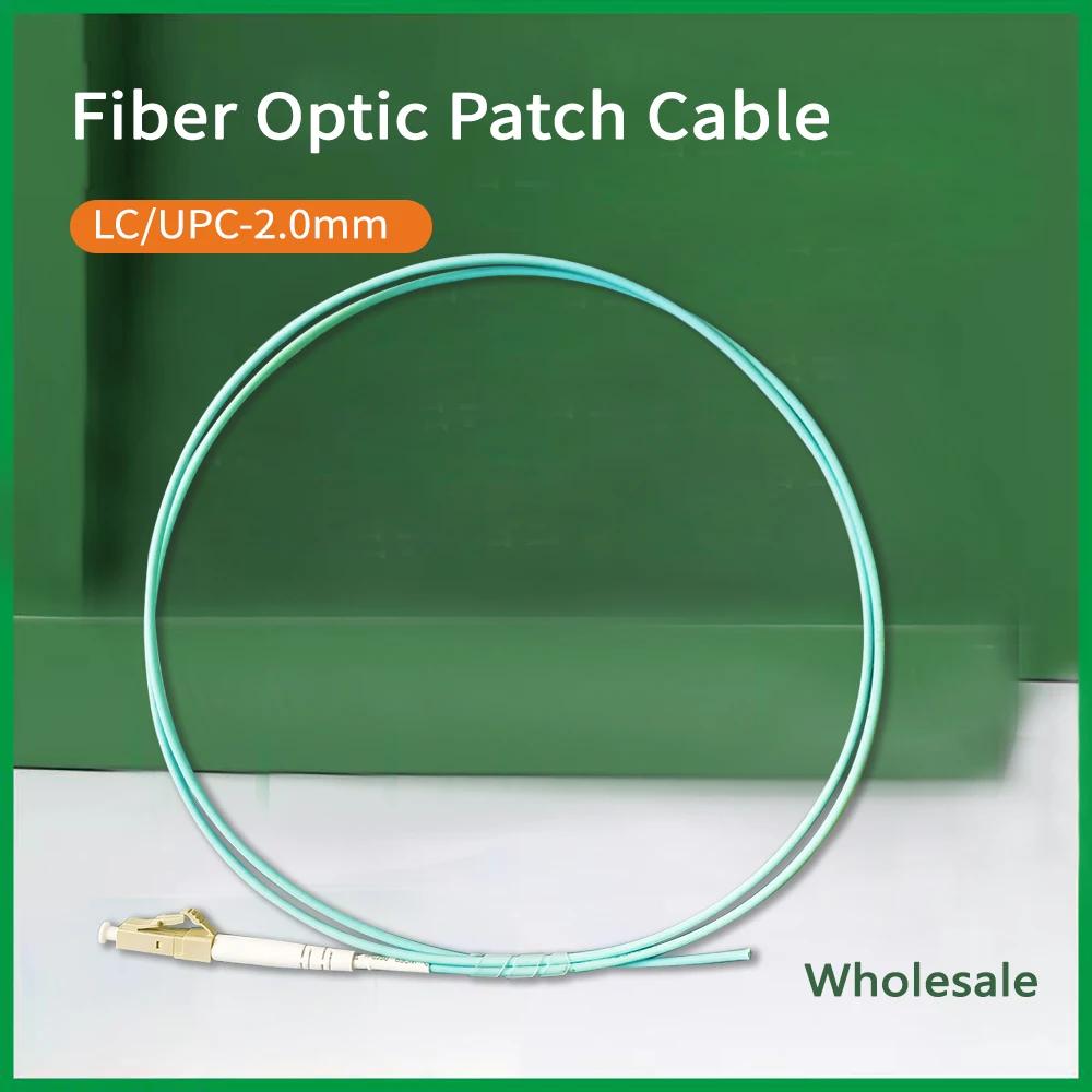 

Fiber Optic Cable OM3 LC PIGTAIL 50/125 1M LSZH FTTH 2.0mm Multi-Mode Single Core Optic Cable Patch Cord Fiber Optic