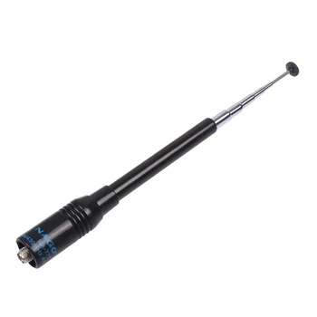 새로운 NA-773 SMA-F UHF + VHF 휴대용 텔레스코픽 안테나 BAOFENG UV-5R/82/B5/B6 888S