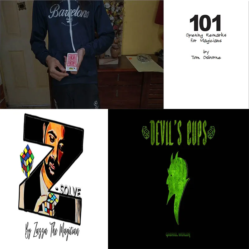 Открытка через карту джамид гумп, 101 г., открытие для Магика, Z решит Джосс Магик, дьявольские чаши Габриэля Верлен