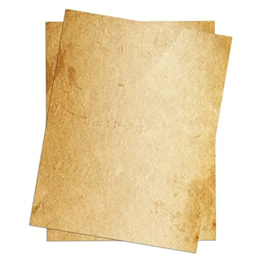 

Loose Leaf Paper, Stationery Writing Paper, Vintage Antique Letterhead Paper 8.5" x 11",,A4 Unpunched Refills Paper for Ring Bi