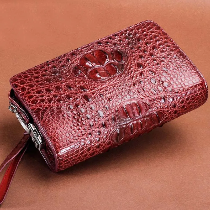 

Мужская сумка-клатч из натуральной крокодиловой кожи