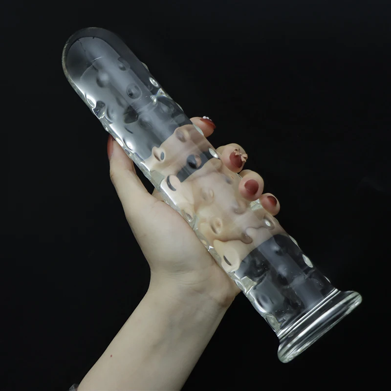 Glass Dildo Fake Penis Anal Plug Masturbator Flirting Supplies Intimacy Toys Anal Dilation Massager Sex Toys For Men Women 18