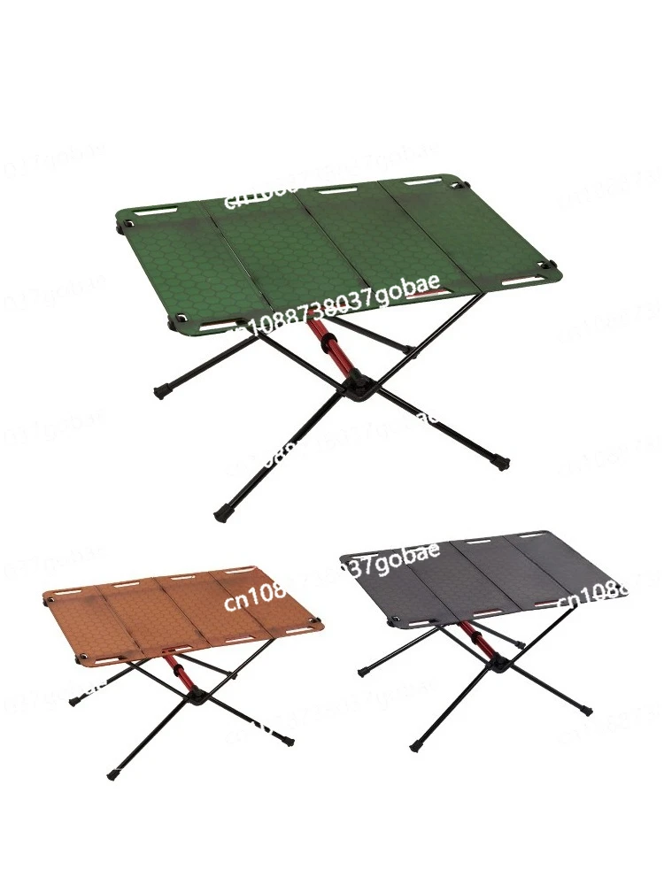 Folding Table Outdoor Camping Transparent Tactical Table Mobile Portable