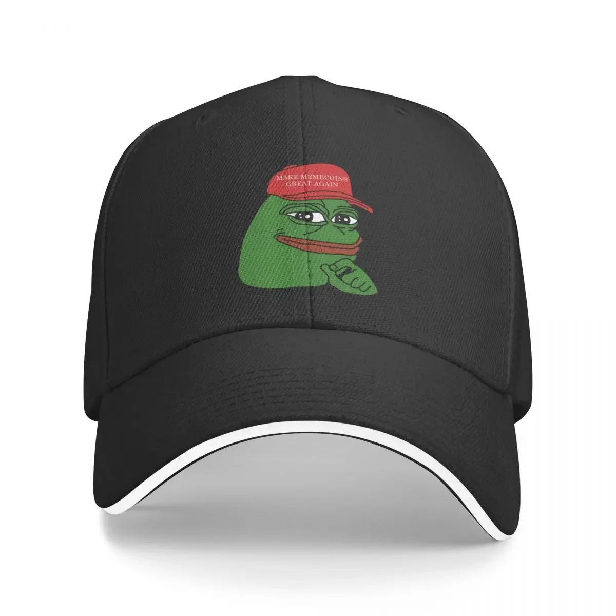 Pepe Crypto Coins Make Memecoins Great Again Baseball Cap Custom Cap hard hat Rugby Designer Man Women's