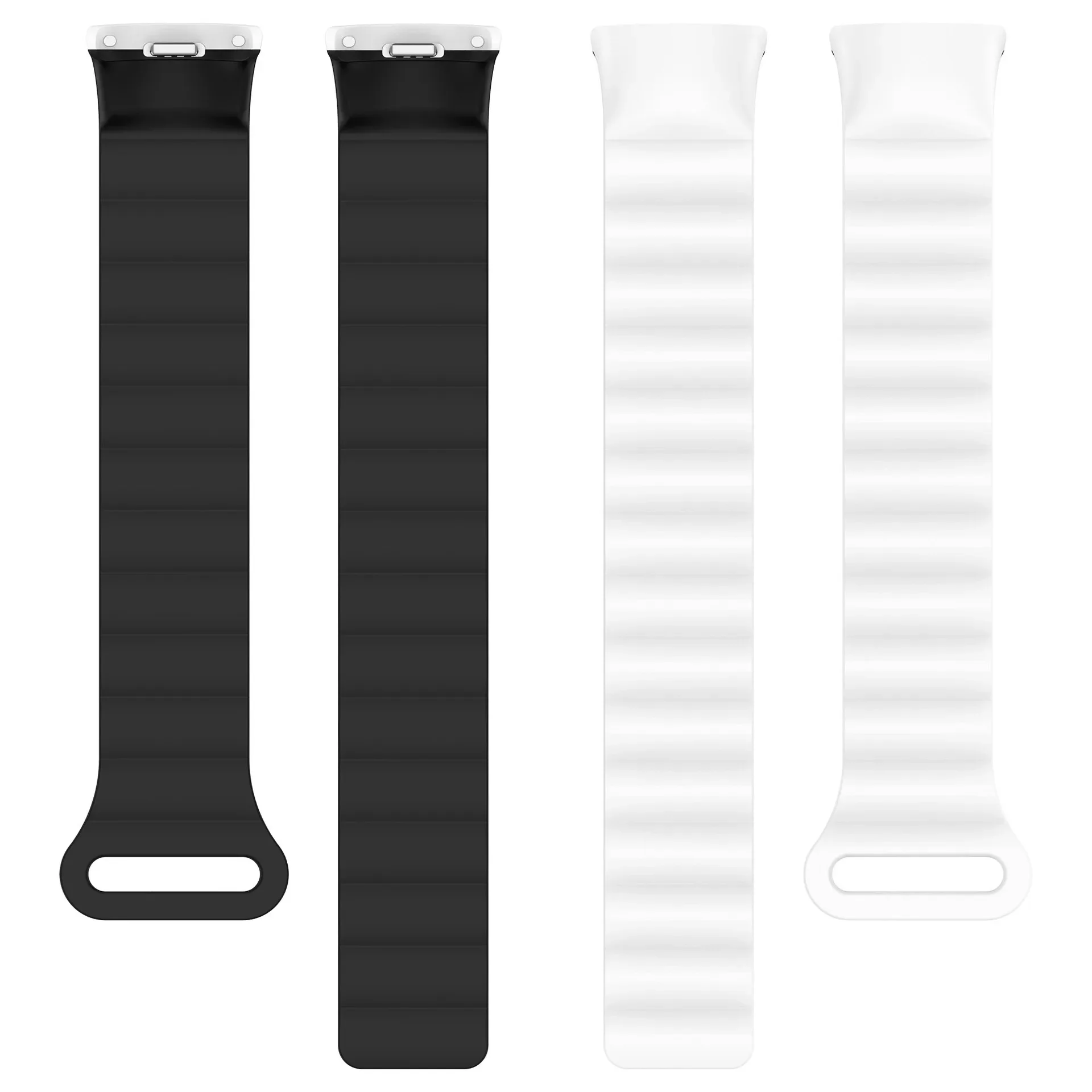 Magnetic Loop Wirstband for Mi Band 8 Strap Silicone Sport Watchband for Xiaomi Mi Band 8 NFC Correa Bracelet Metal Interface