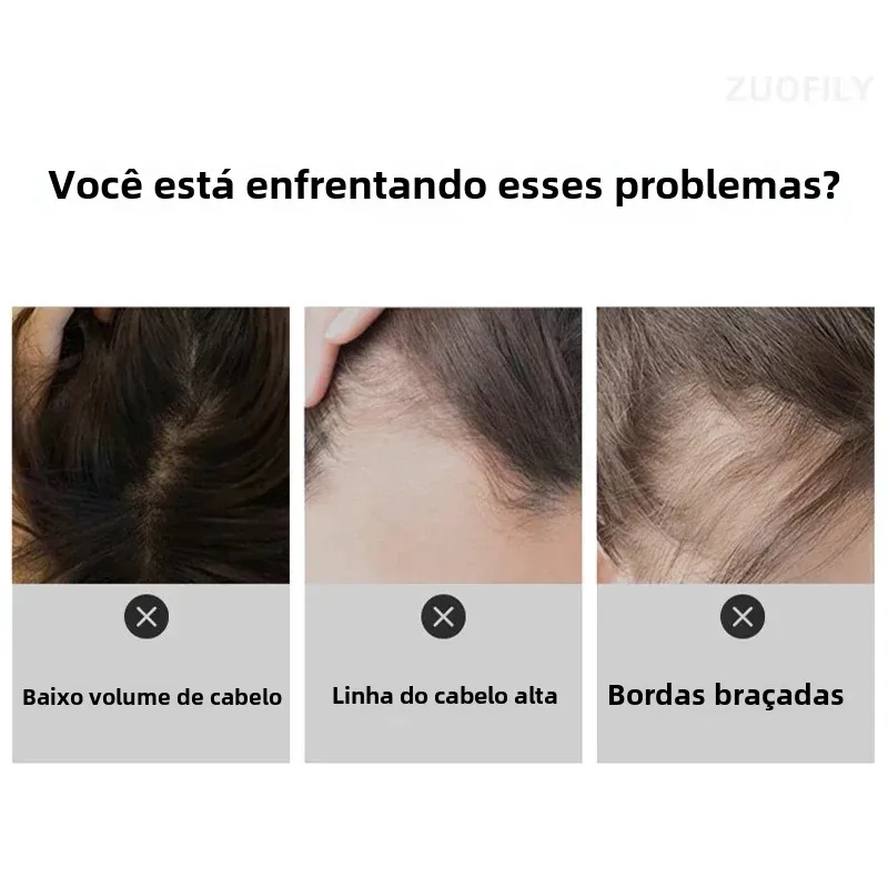 Brauner Haaransatz Stift Haarfüllstab Schwarzer Haaransatz Haarfärbestift Heißer Verkauf Haaransatz Abdeckung