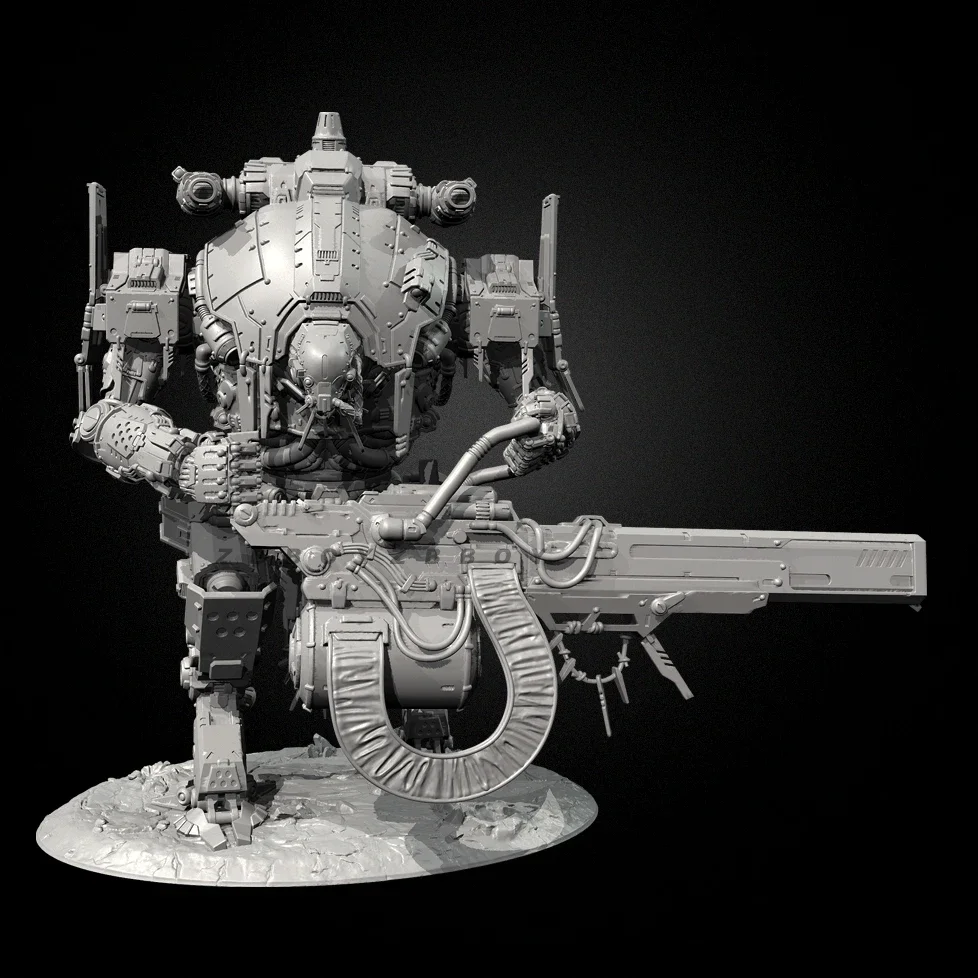 The height of man 65mm 85mm 105mm  Resin soldier colorless self-assembly（3D Printing ）TD-7390/3D view 3