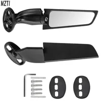 Espejo retrovisor giratorio ajustable con ala de viento modificada para motocicleta, para YAMAHA YZF R15 R125 R25 R3 V3 R65 LE