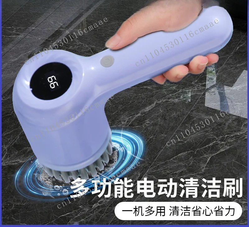 Electric washing pot, dishwashing brush glass gap groove, kitchen cleaning brush toilet, bathroom brush shoe artifact