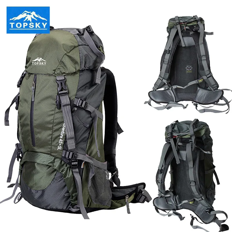 

50l Outdoor Large Capacity Waterproof Backpack Mountain Bag Hiking Camping Nylon Mountaineering Daypack Trekking Backpack