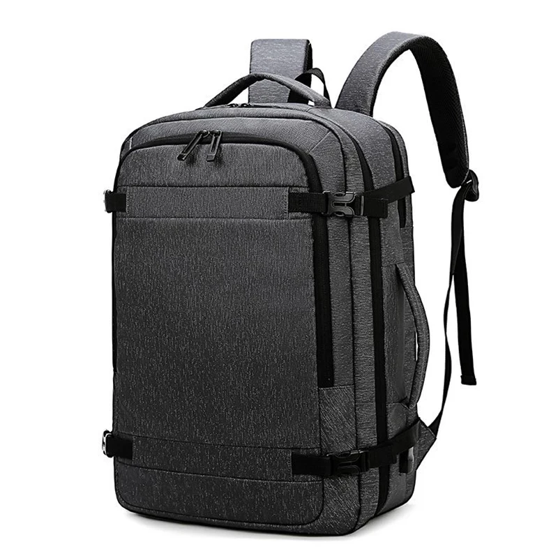 Mochila De Negocios con carga USB para hombre, bolsa trasera impermeable para ordenador portátil, morral antirrobo de lujo para jóvenes