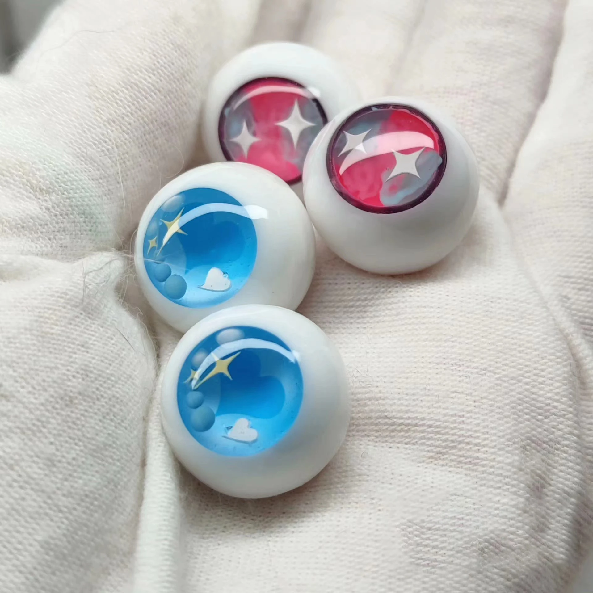 

New BJD Doll Eyes Resin Pure Circle Eyeball DIY Handmade Eyeball Doll Accessories 16/18/20/22mm Doll Plaster Eyes