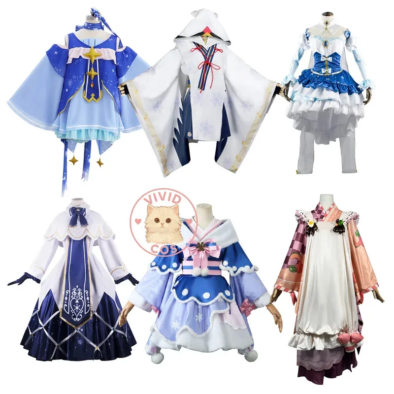 

Виртуальный Идол Косплей Фантазия, Аниме, Драматизация, Красивое Платье Лолиты для Женщин, Взрослых, Наряд Для Хэллоуина