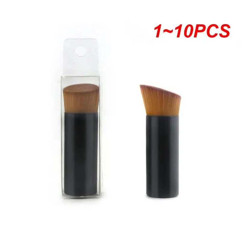 Brocha de maquillaje profesional para mujer, brocha de 1 a 10 piezas, corrector en polvo, colorete líquido, base facial, cosmética