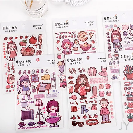 

Декоративные наклейки для мобильного телефона с героями мультфильмов, виниловые наклейки для ноутбука «сделай сам», для девочек, детский подарок, игрушка, водостойкая гитара, ноутбук, тетрадь