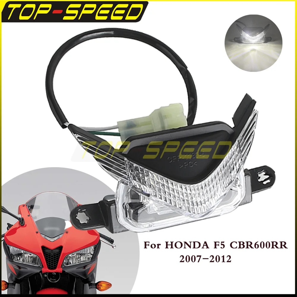 

Motorcycle LED Front Upper Running Headlight Fog Light For HONDA F5 CBR600RR CBR 600RR CBR600 RR CBR 600 RR 2007 2008 2009-2012