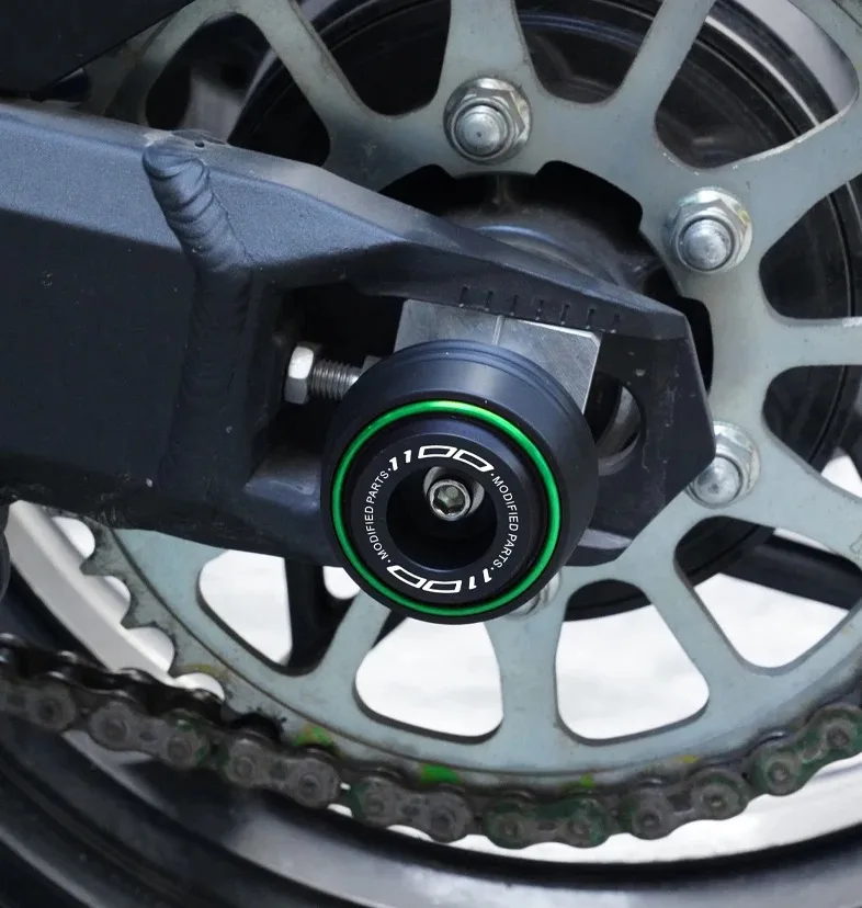 Für Kawasaki Versys 1100 1000 SE 1100SE 1000SE Versys1100 SE Versys1000 Versys 650 Versys650 Motorrad-Radachsen-Gabelschoner – Detail 3
