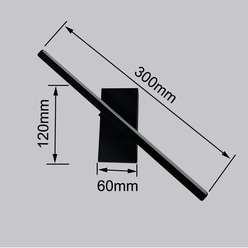 6W High Quality Wall Décoration Home Rotatable Adjustable Night Light Bedside Lamp Moderne LED-Wandleuchte Design Lighting