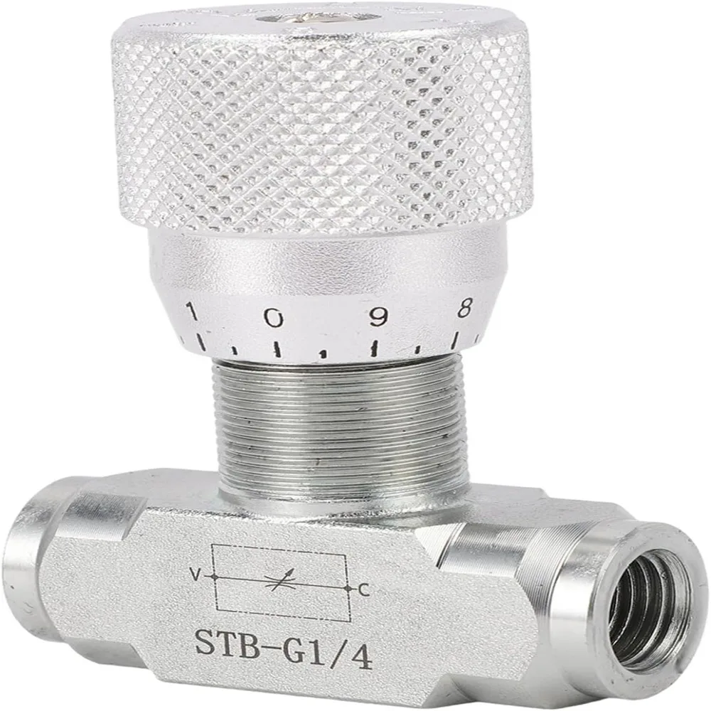 G1/4 Thread Hydraulic Control Valve M14 Connection L08 Metric Thread Bidirectional Restrictor Valve Throttle Check