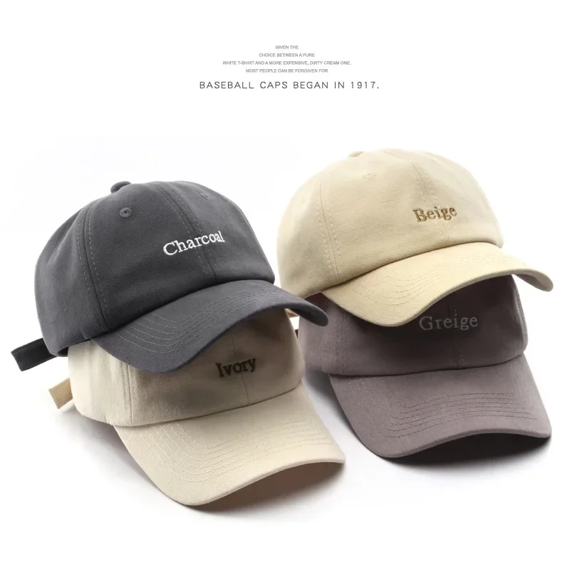 Cotton Baseball Cap for Women and Men Summer Sun Visors Caps Fashion Letter Embroidery Hats Unisex Casual Snapback Hat