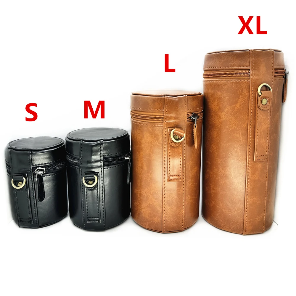 S/M/L/XL Camera Bag Lens Case for Canon Nikon Sony Sigma Tamron Lens Accessories