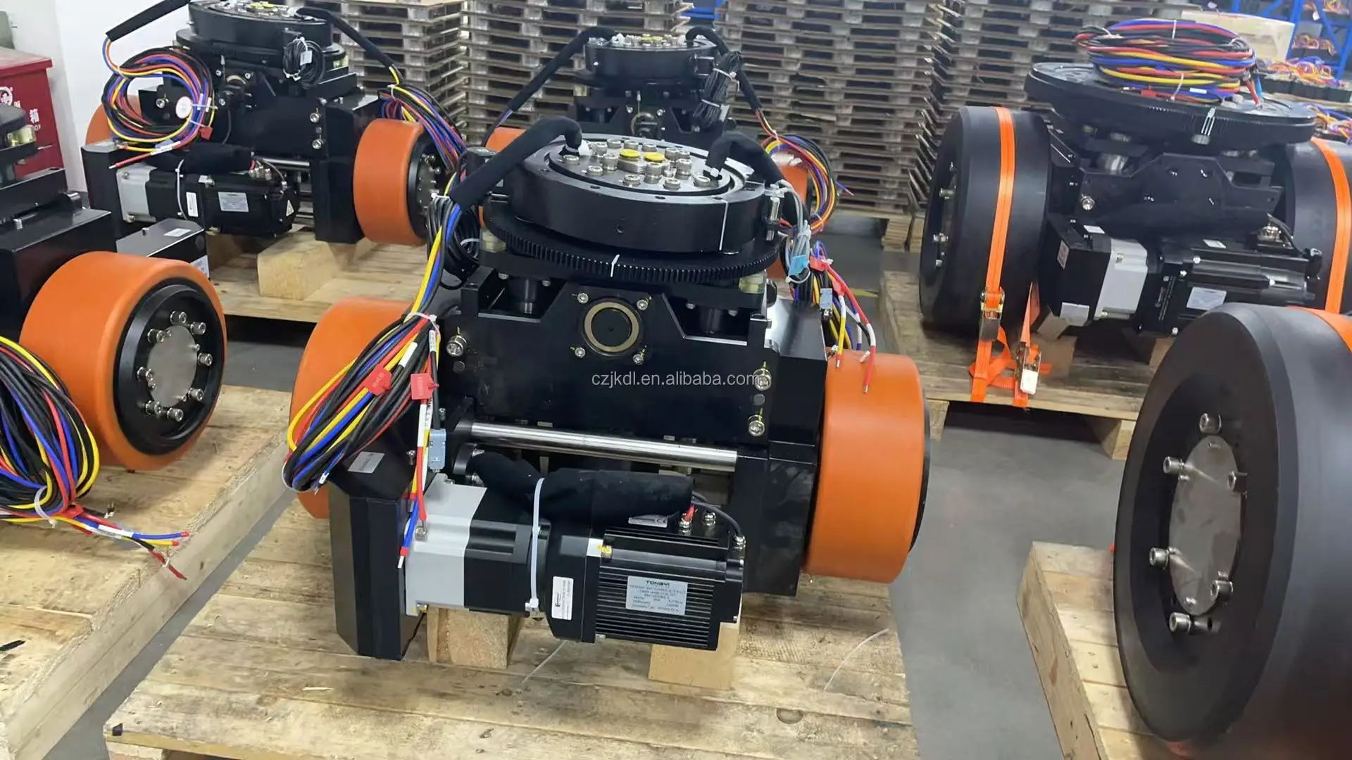 Differential Drive Steer Unit 85mm 300kg Load AGV Wheel Assembly 48V 400W Servo Motor 2500 Lines Encoder Brand Model