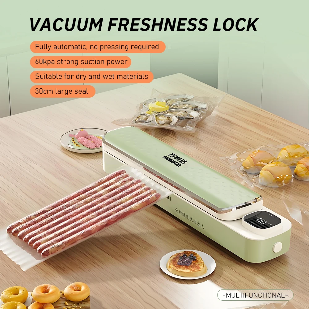 

Food Vacuum Sealer Vacuum Sealing Equipment Multifunctional Sealer Dual Mode Vacuum Machine Heat Sealing Vacuum Machine