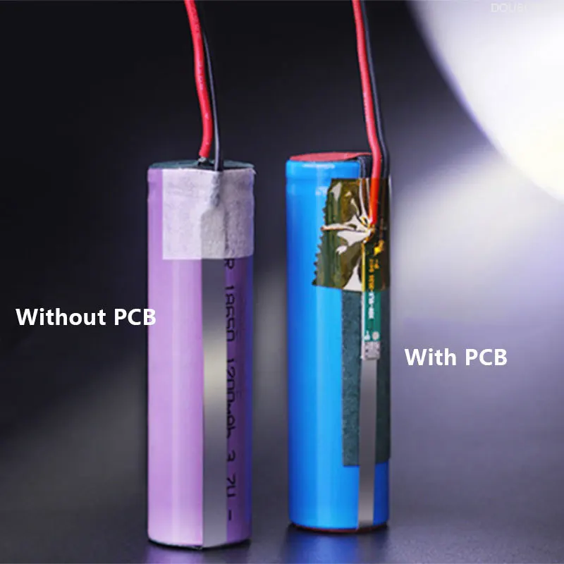 DOUBLEPOW 3000mah 7.4V 18650 Battery Pack Xh2.54-2p Plug Li-lon Rechargeable Lithium Battery + Protection Board PCB Microphone