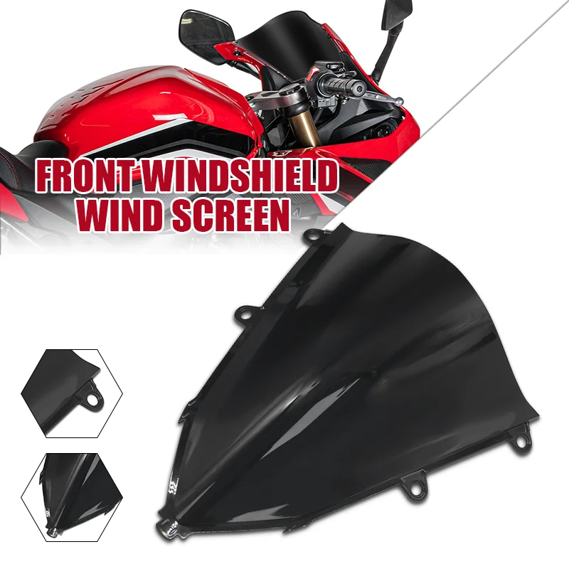 

NEW Motorcycle Heightened Windshield For CBR650R CBR400R 2019-2024 Sports Front Windscreen Deflector Wind Viser Visor cbr650r