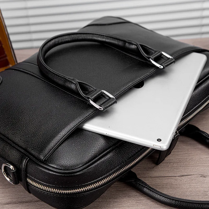 Retro Männer Aktentaschen Leder Mann Umhängetasche OL Handtaschen Männer Mode Männlichen Umhängetaschen