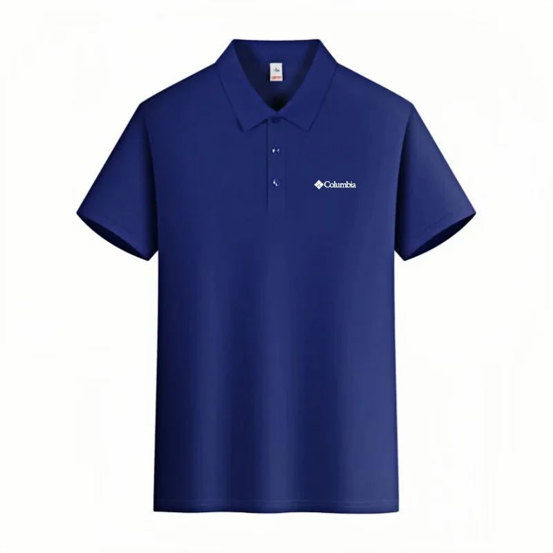 Men's short sleeved polo shirt high-end brand embroidered top 2026 summer new solid color comfortable and casual lapel T-shirt Se7928a62ea344f0ab568a1079ec7b935W