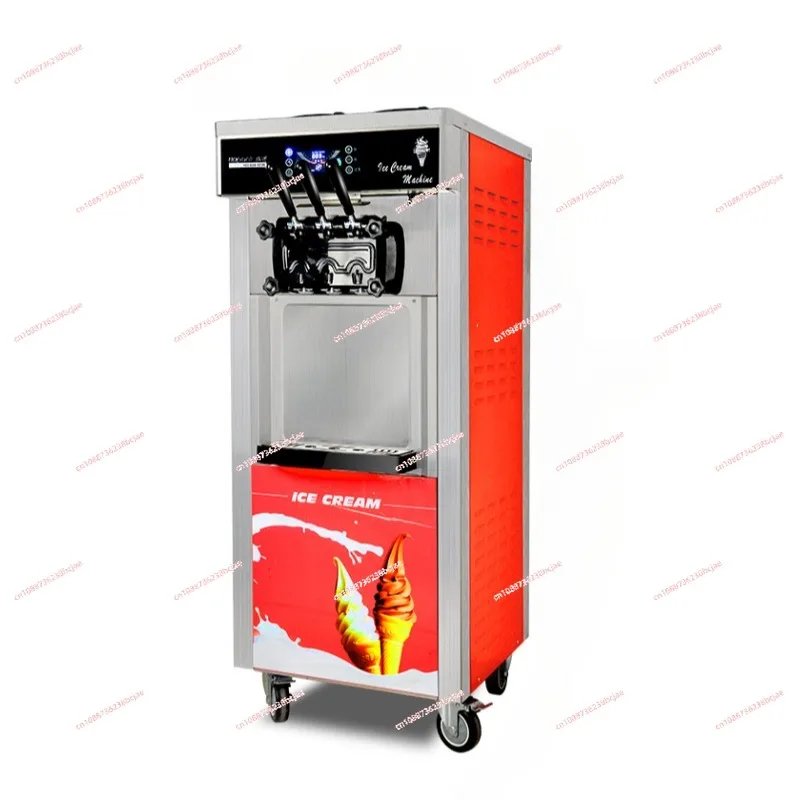 Commercial Ice Cream Machine Vertical Automatic Sundae Desktop Small Soft Ice Cream Machine