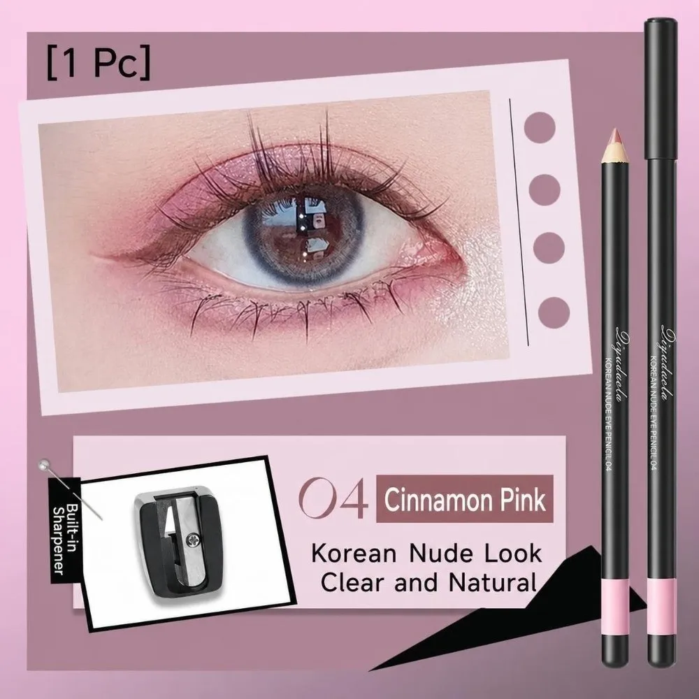 High Pigmented Eyeliner Gel Pencil Soft Texture Long Lasting Waterproof Eyeliner Pen Sweat-proof Matte Eye Makeup Pen Women