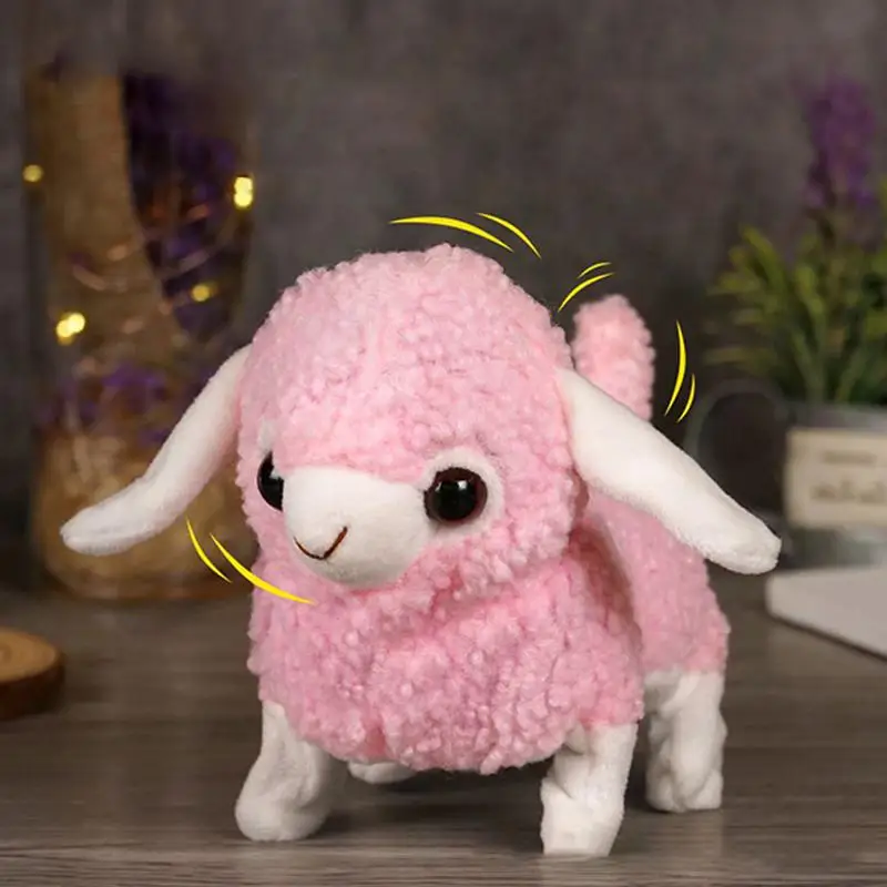 Robot Schapen Realistisch Elektrisch Interactief Simulatie Geanimeerd Speelgoed Lam Pluche Draagbaar Slapen Huisdier Buddy Voor Pasen Verjaardag